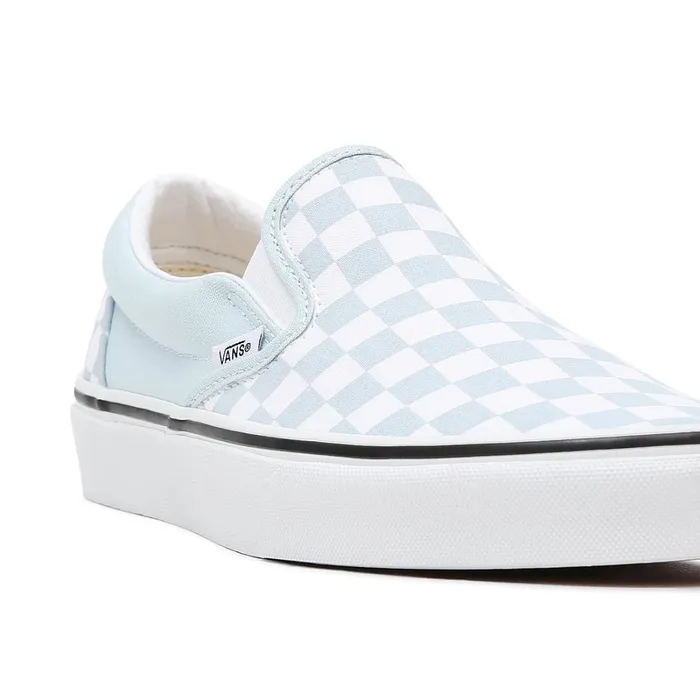 Vans View All Men Checkerboard Classic SlipOn Shoes Blue