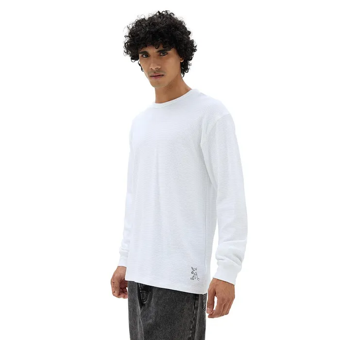 Vans View All Men Nick Michel Long Sleeve Knits Sweatshirt White