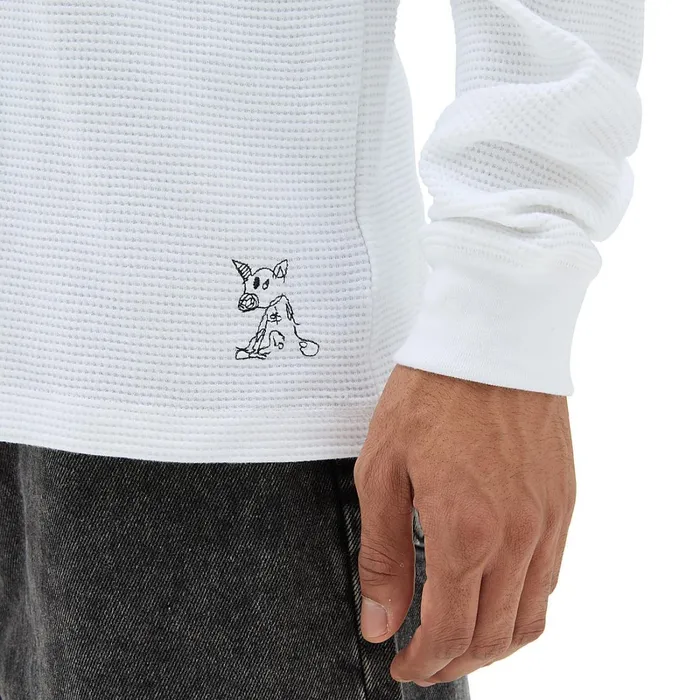 Vans View All Men Nick Michel Long Sleeve Knits Sweatshirt White