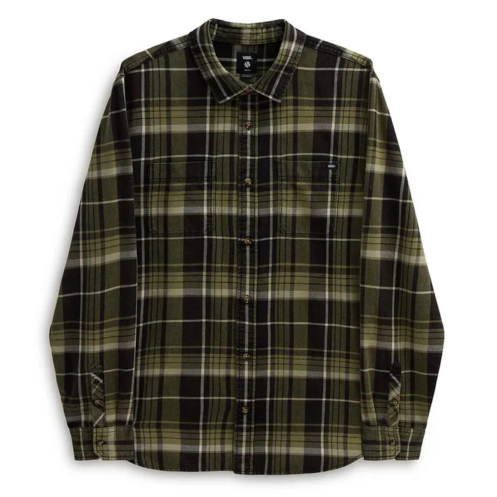 Vans View All Men Peddington Long Sleeve Woven Shirt Black