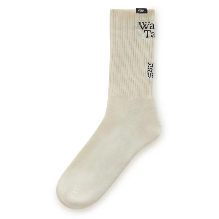Vans View All Men X Wasted Talent Check Crew Socks 1 Pair White