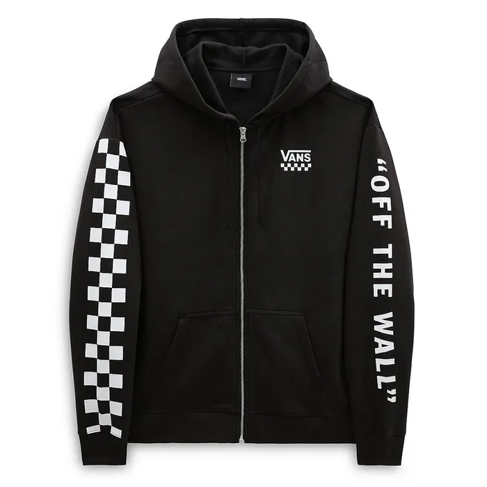 Vans View All Women Extra Fun Oversized Full Zip Hoodie Black