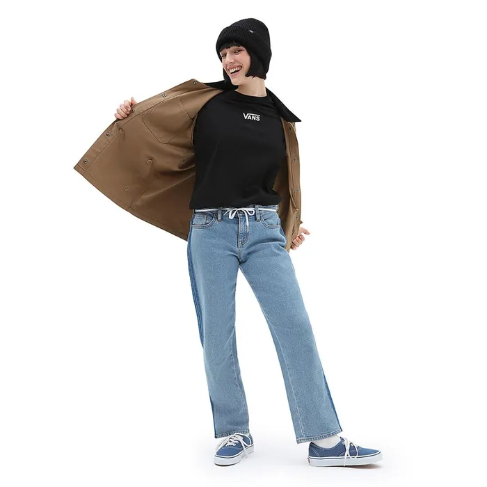 Vans View All Women Flying V Oversized Tshirt Black