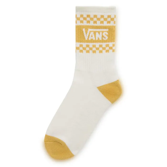 Vans View All Women Girl Gang Crew Socks 1 Pair Yellow