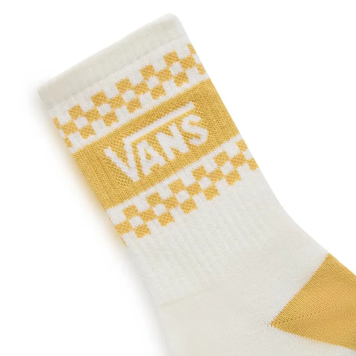 Vans View All Women Girl Gang Crew Socks 1 Pair Yellow