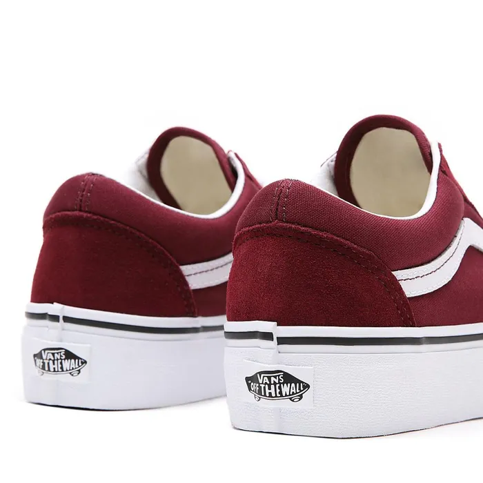 Vans View All Women Platform Old Skool Shoes Red