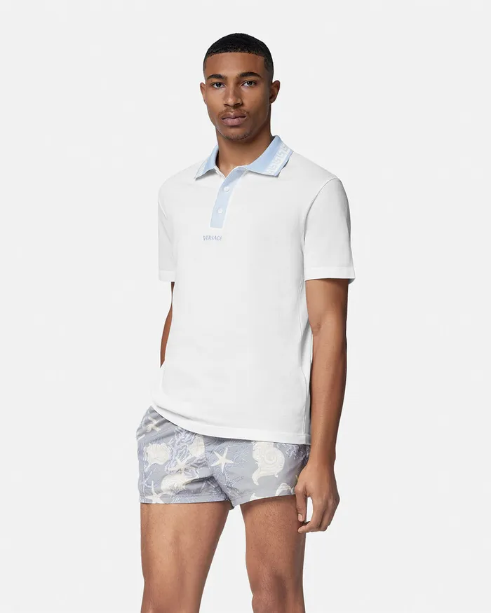 Versace Barocco Sea Swim Shorts Blueprint Men Swimwear