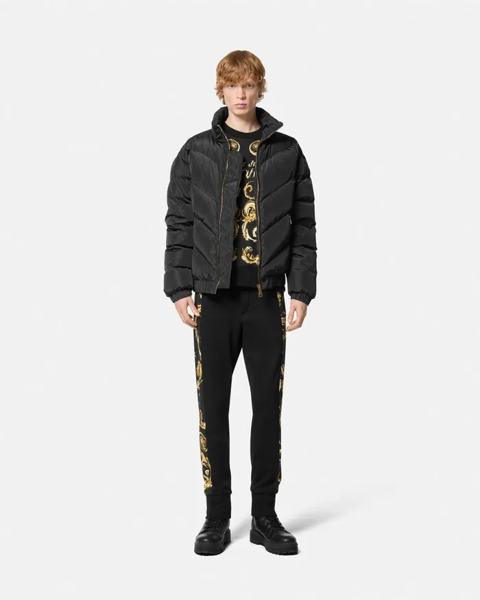 Versace Chromo Couture Sweatpants Blackgold Men Jeans Couture