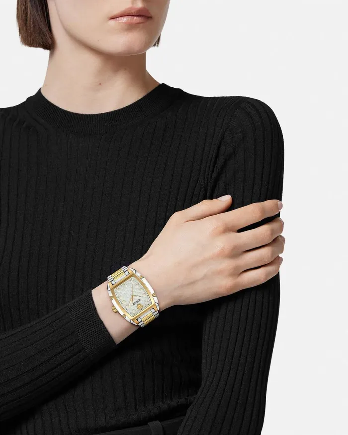 Versace Dominus Lady Watch Goldsilver Women Watches