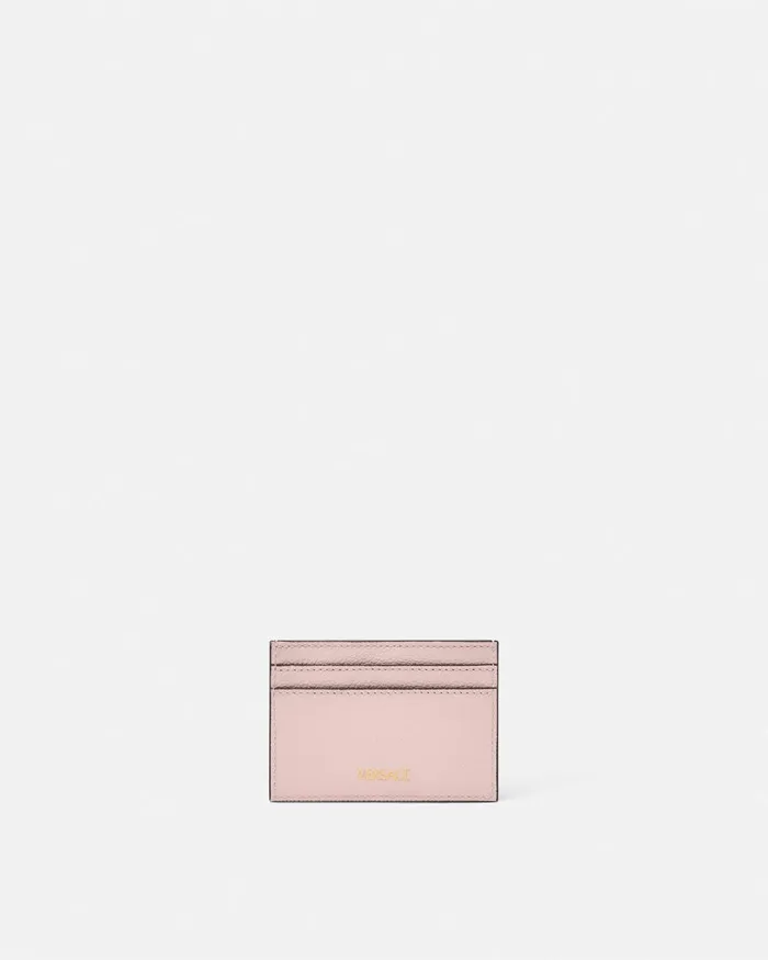 Versace La Medusa Card Holder Light Pink Women Wallets