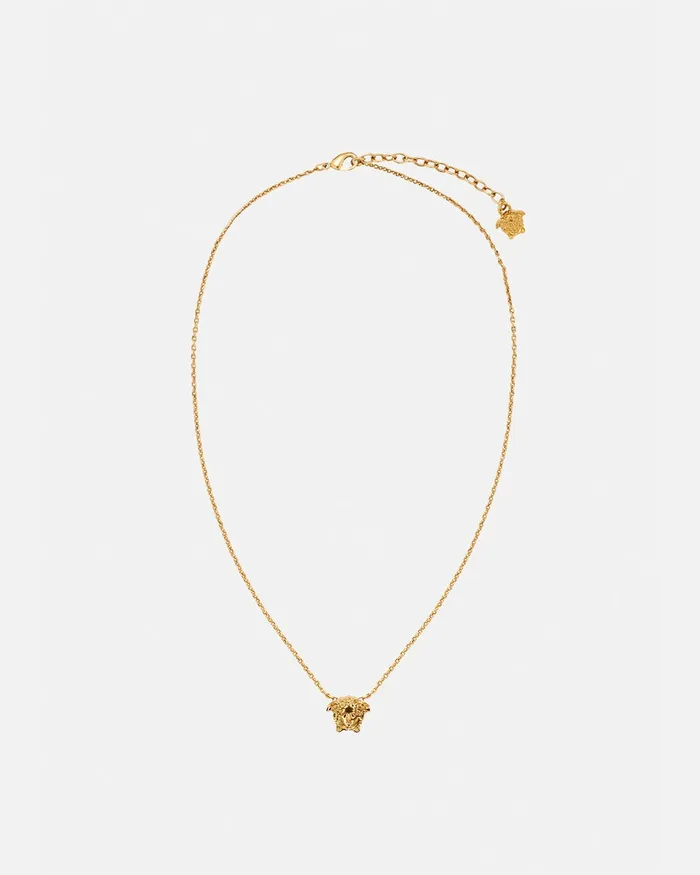 Versace La Medusa Necklace Light Gold WomenMen Necklaces
