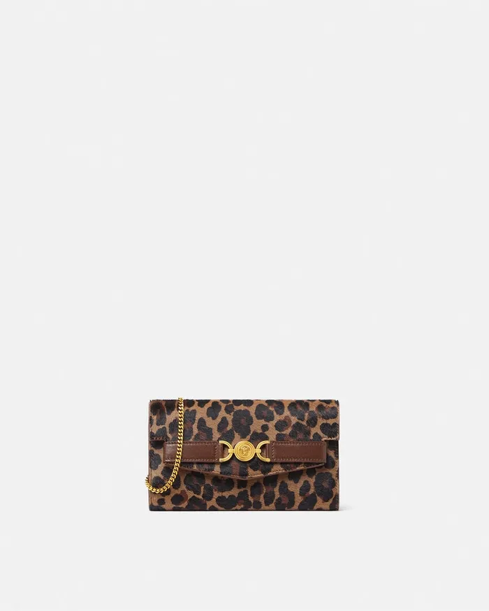 Versace Leopard Medusa 03995 Clutch Animalier Women Mini Bags and Clutches