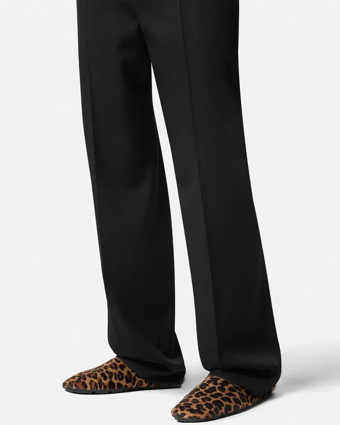 Versace Leopard Villa Driver Shoes Animalier Men Villa