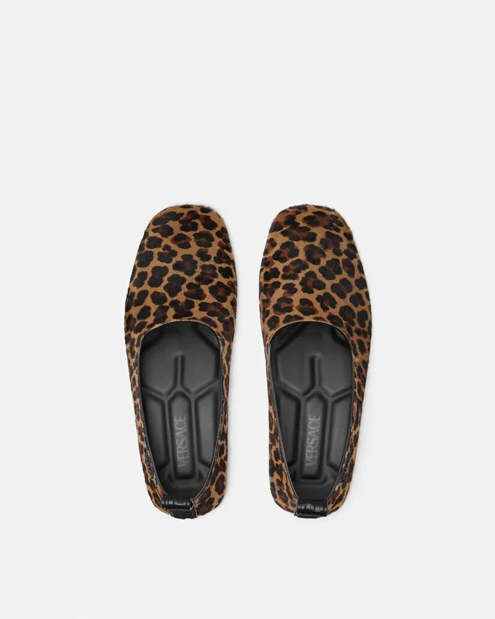 Versace Leopard Villa Driver Shoes Animalier Men Villa