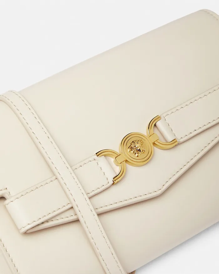 Versace Medusa 03995 Crossbody Bag Beige Women Mini Bags and Clutches
