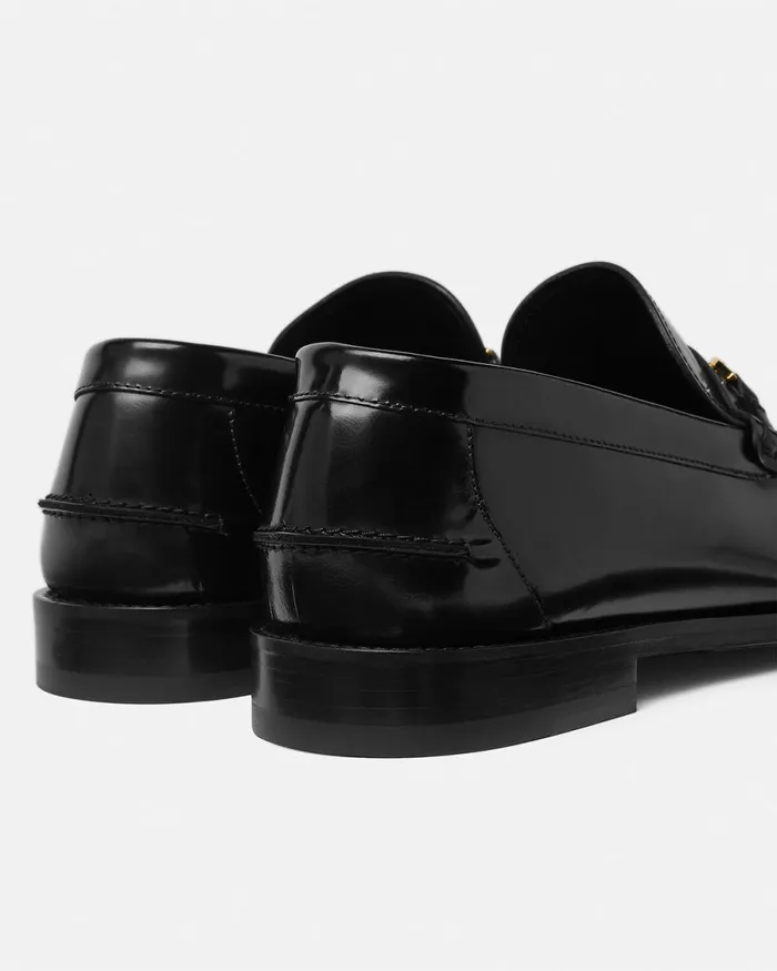 Versace Medusa 03995 Loafers Blackgold Men Loafers and Slippers