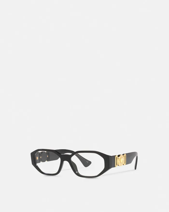 Versace Medusa Biggie Glasses Blackgold Women Eyeglass Frames