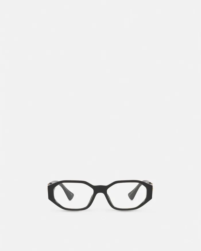 Versace Medusa Biggie Glasses Blackgold Women Eyeglass Frames