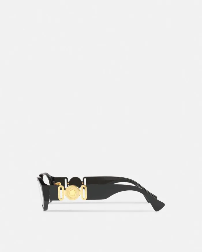 Versace Medusa Biggie Glasses Blackgold Women Eyeglass Frames