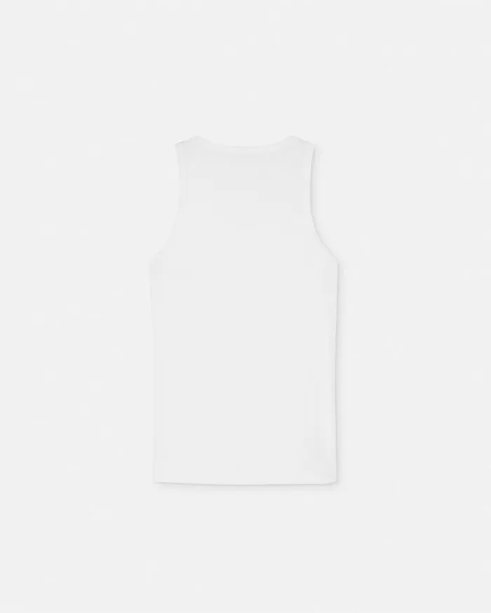 Versace Medusa Tank Top Undershirt White Men Loungewear and Pajamas