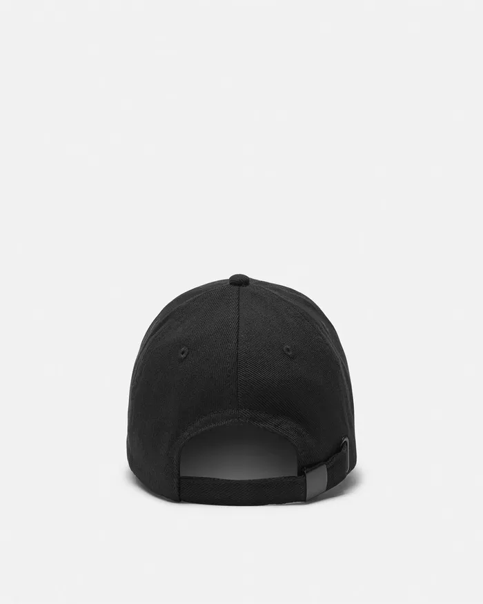 Versace Piece Number Piercing Baseball Cap Blackprint WomenMen Jeans Couture