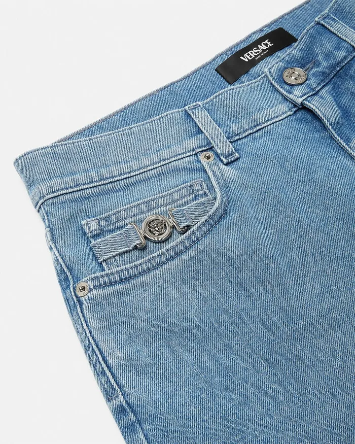 Versace SlimFit Jeans Blue Men Pants and Shorts