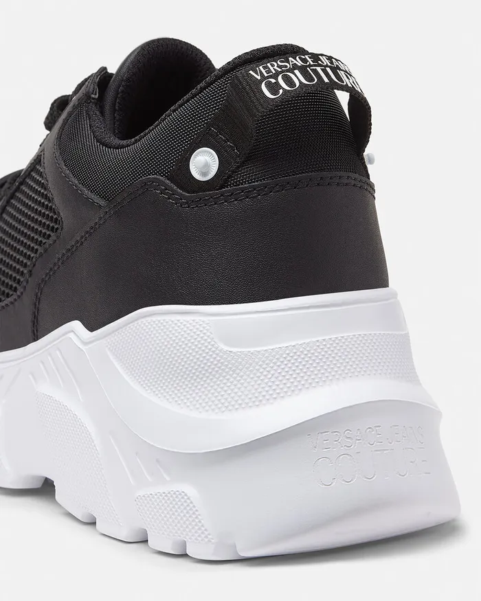 Versace Speedtrack Logo Sneakers Blackprint Men Jeans Couture