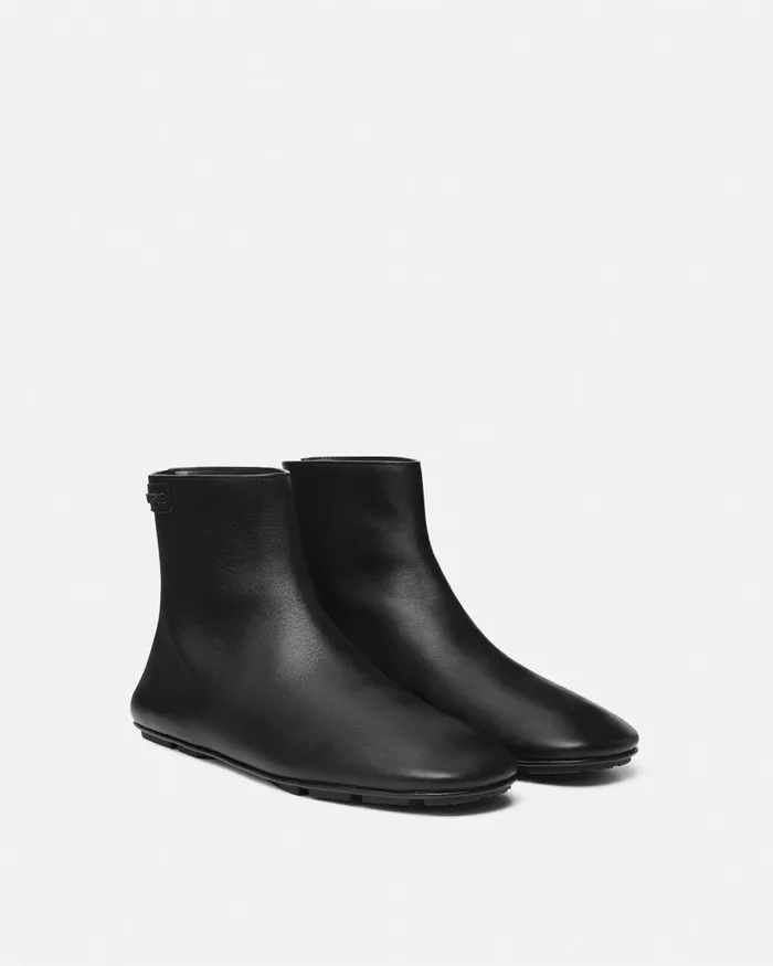 Versace Villa Ankle Boots Blacksilver Men Boots