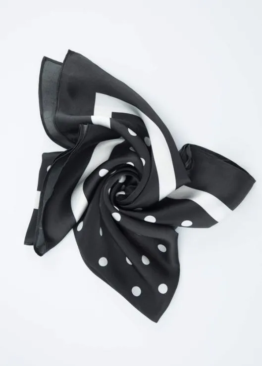 Vintage Polka Dot Silk Scarf Women Wraps Lilysilk Scarves