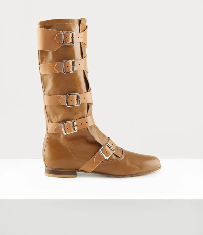 Vivienne Westwood Boots MenWomen Pirate Boot Tan