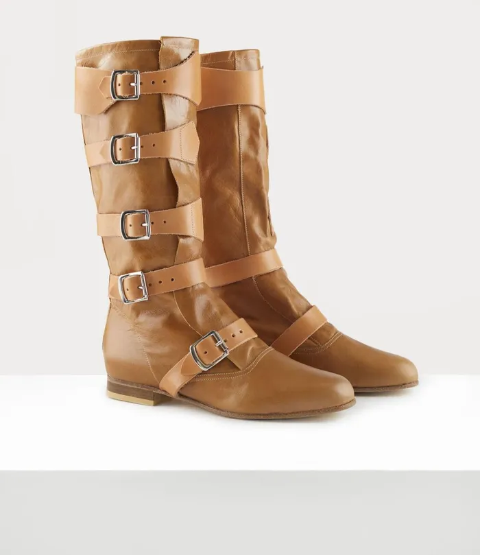 Vivienne Westwood Boots MenWomen Pirate Boot Tan