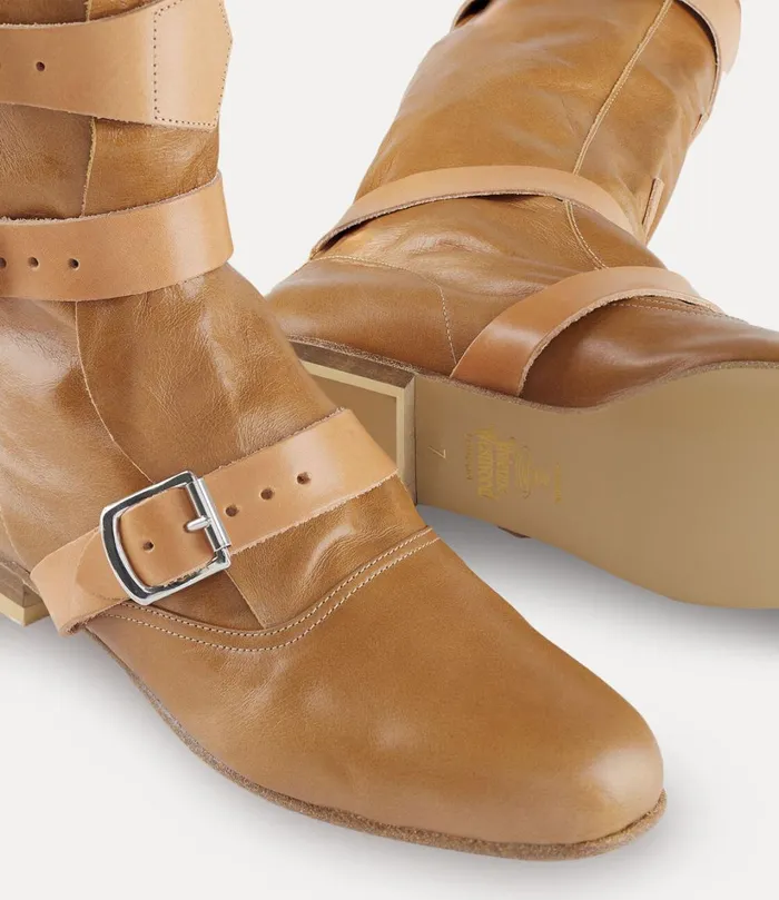 Vivienne Westwood Boots MenWomen Pirate Boot Tan