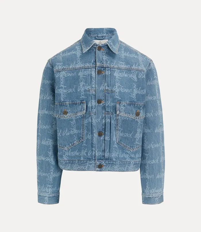 Vivienne Westwood Coats And Jackets Men Marlene Jacket Vw Gridblue