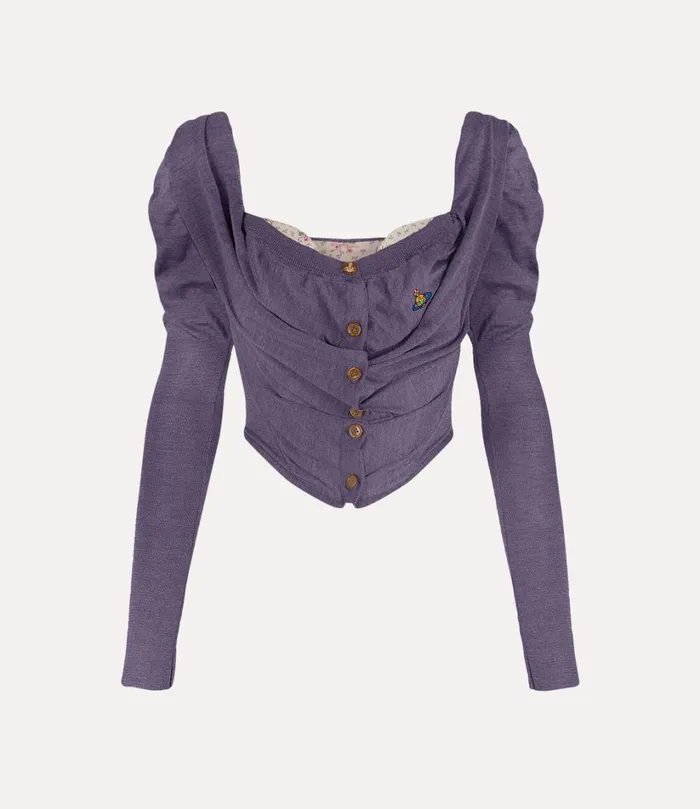 Vivienne Westwood Corsets Women Bea Corset Cardigan Lavender