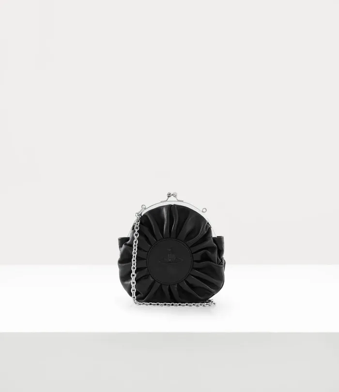 Vivienne Westwood Crossbody Bags Women Rosie Circle Frame Crossbody Bag Black Inj Orb