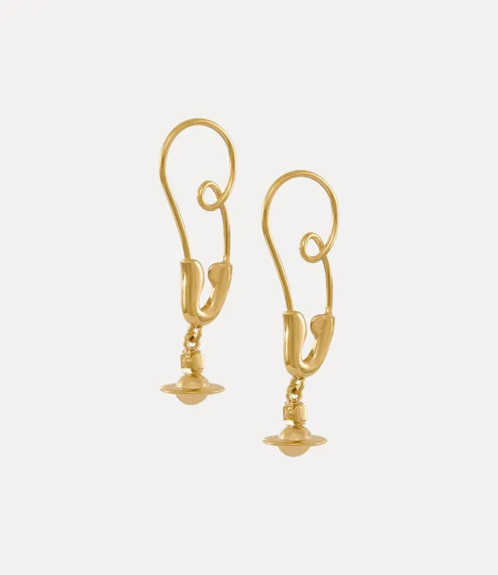 Vivienne Westwood Earrings Women Large Maxima Earrings Gold