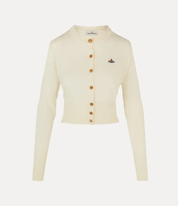 Vivienne Westwood Knitwear Women Bea Cropped Cardi Cream