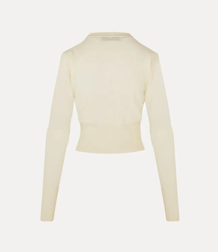 Vivienne Westwood Knitwear Women Bea Cropped Cardi Cream