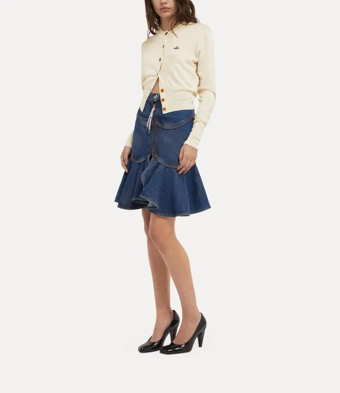 Vivienne Westwood Knitwear Women Bea Cropped Cardi Cream
