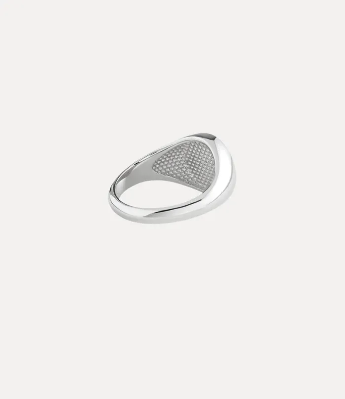Vivienne Westwood Rings Women Sigillo Ring Rhodium 925