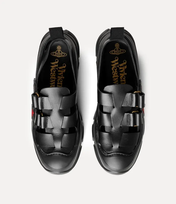 Vivienne Westwood Sandals Men Catch Stomper Sandal Black
