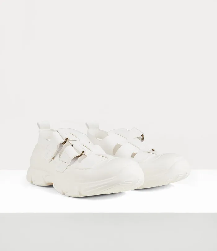 Vivienne Westwood Sandals Men Catch Stomper Sandal White