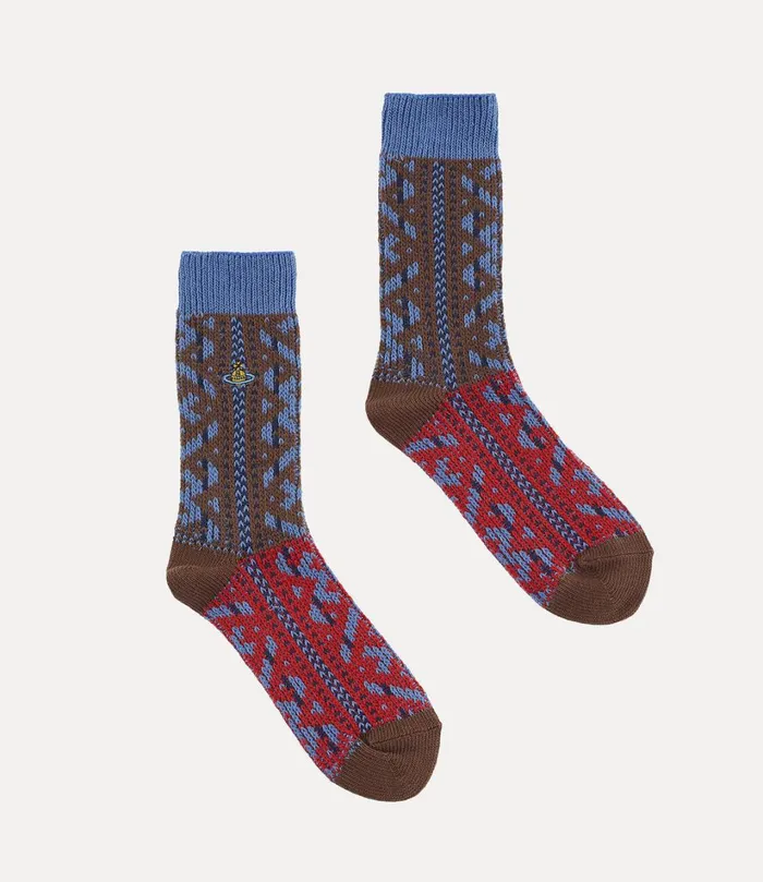 Vivienne Westwood Socks And Tights Women Ladies Sock Blue