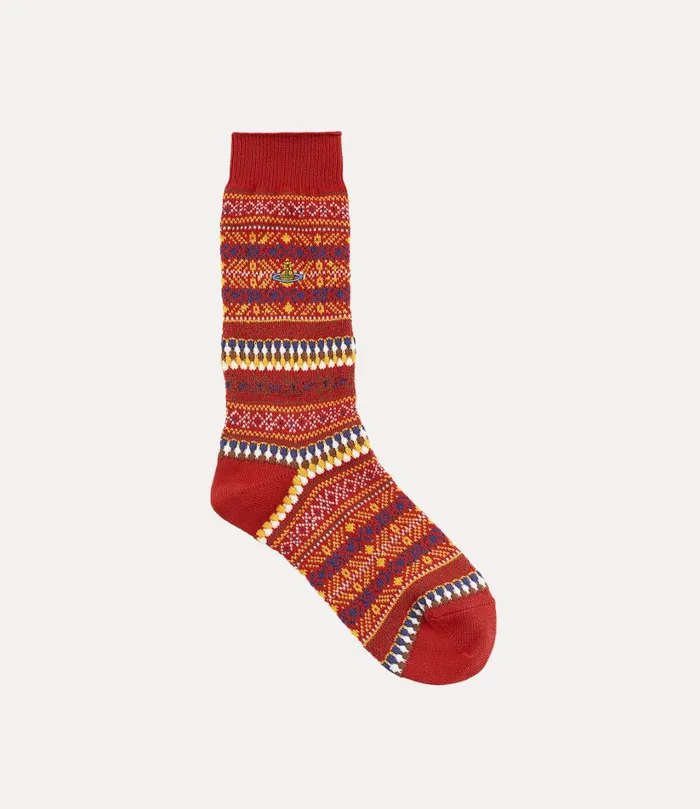 Vivienne Westwood Socks And Tights Women Ladies Sock Red