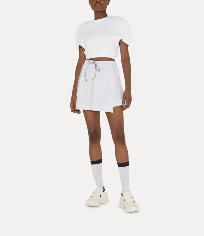 Vivienne Westwood Sweatshirts And TShirts Women Cropped Football Sweatshirt White