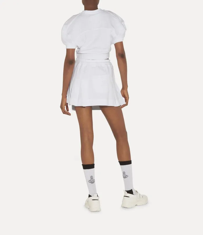 Vivienne Westwood Sweatshirts And TShirts Women Cropped Football Sweatshirt White