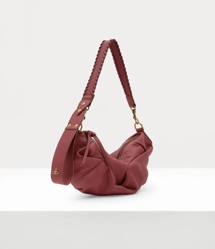Vivienne Westwood Tote Bags MenWomen Small Agnes Shoulder Bag Wine