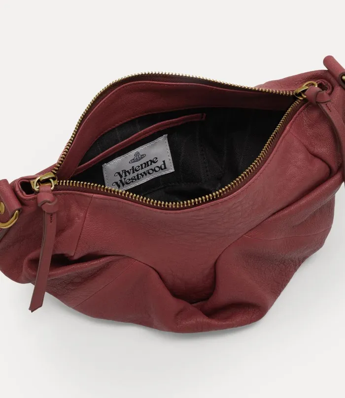 Vivienne Westwood Tote Bags MenWomen Small Agnes Shoulder Bag Wine