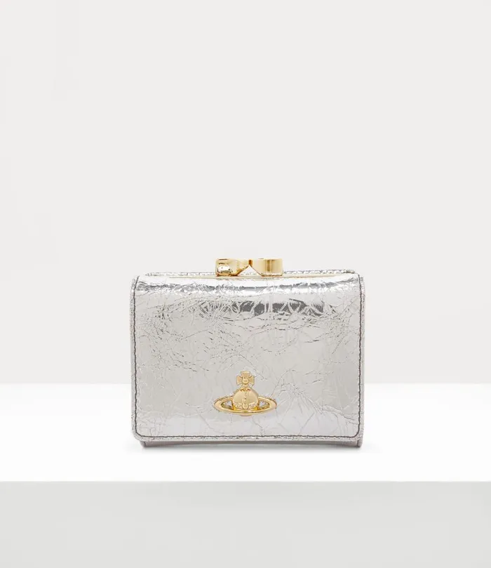 Vivienne Westwood Wallets And Purses Women Small Frame Wallet Silver