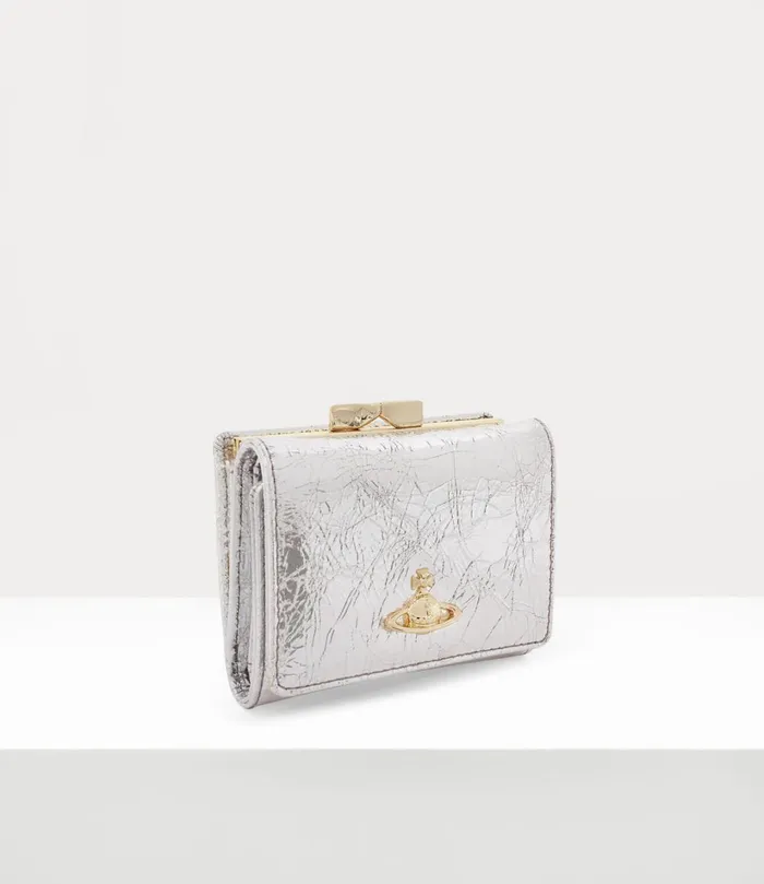 Vivienne Westwood Wallets And Purses Women Small Frame Wallet Silver
